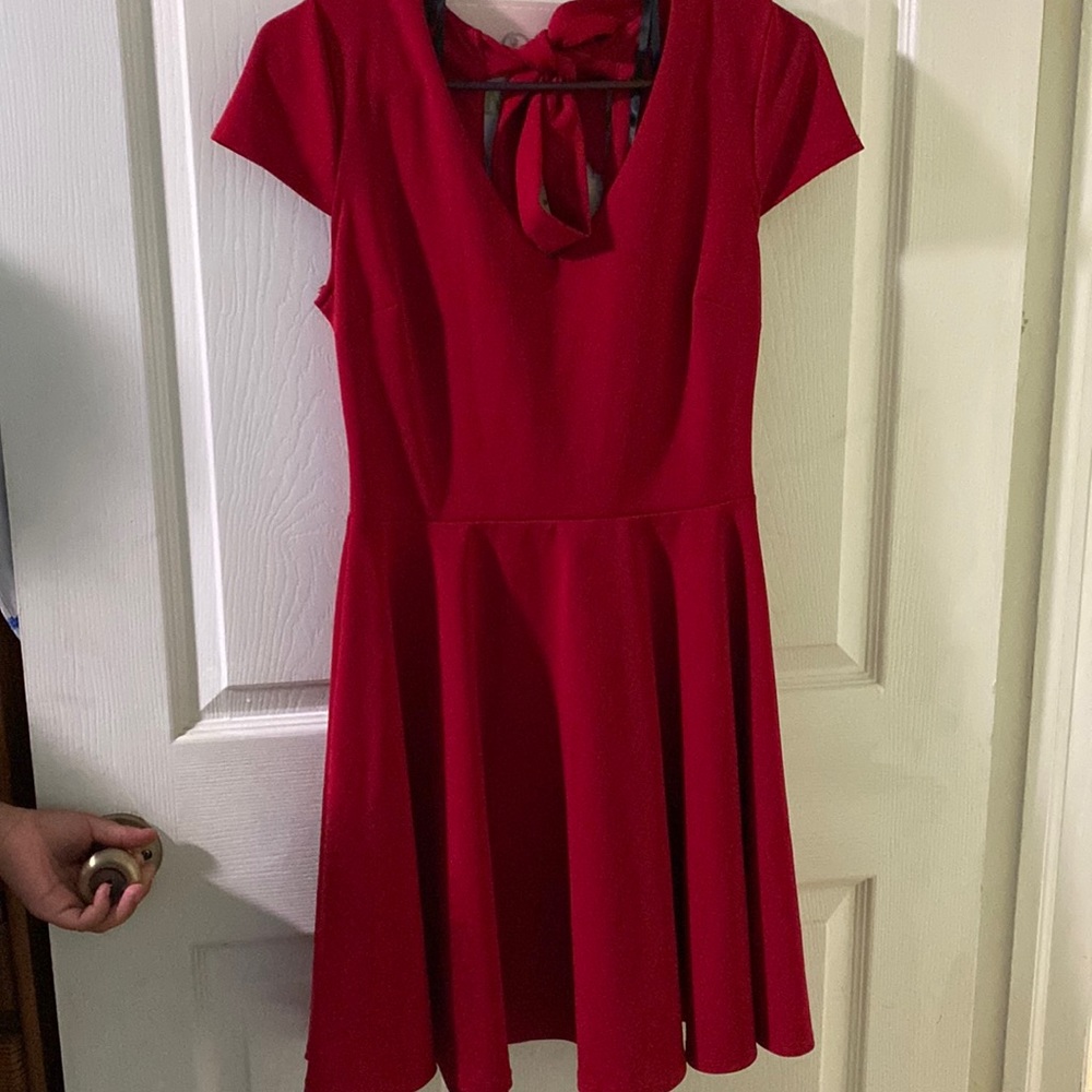 Red dress